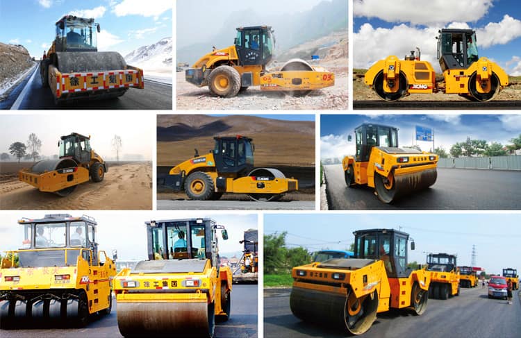 XCMG road construction machine XD123 12 ton double drum asphalt compactor road roller machine price